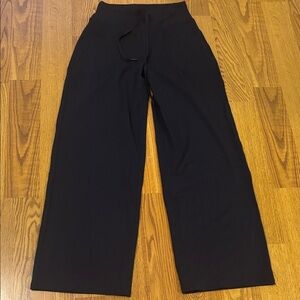 Elegant Navy Wide-Leg Women's Pants